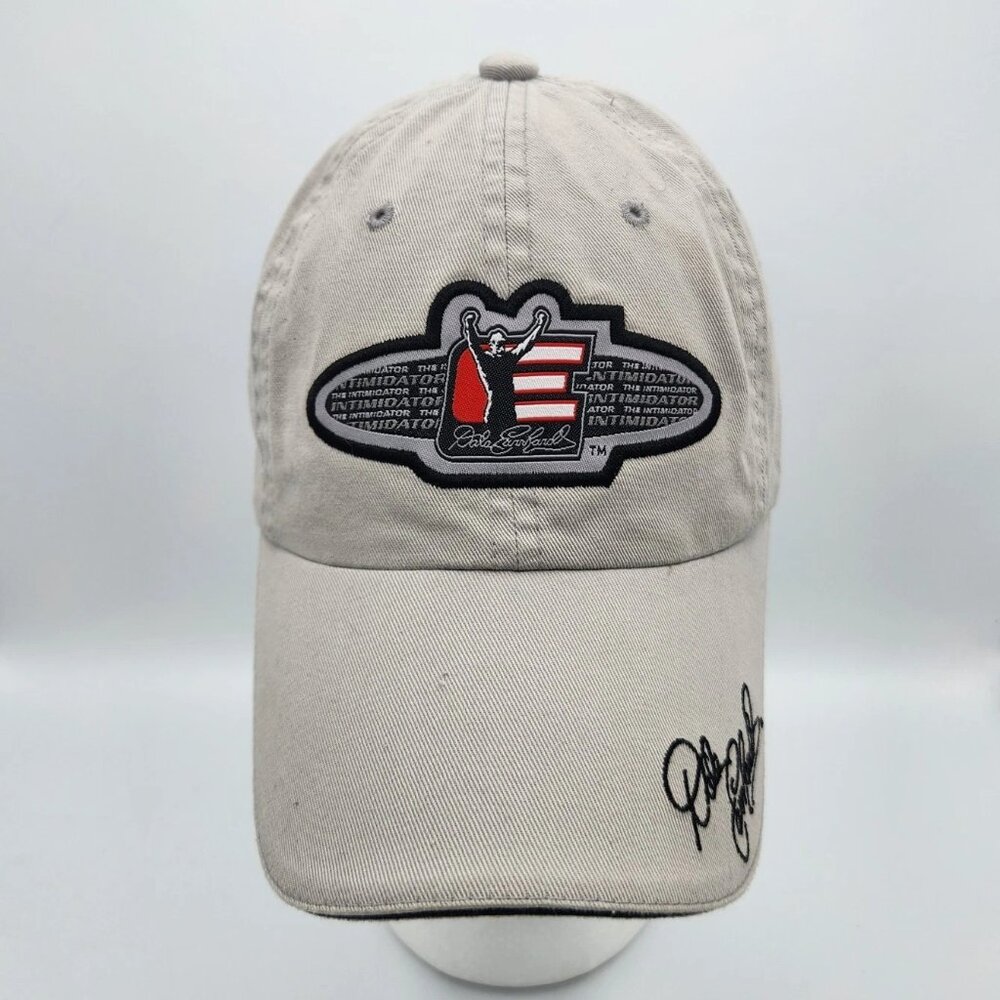 Vintage Dale Earnhardt NASCAR INTIMIDATOR Strapback Dad Cap Minor Wear